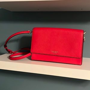 LIKE NEW Red Kate Spade Crossbody Bag